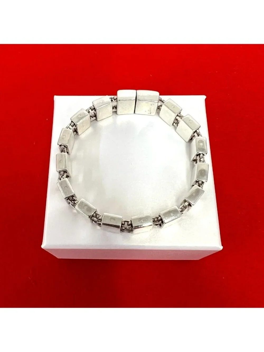 Gucci Vintage 925 Sterling Silver Chain Bracelet